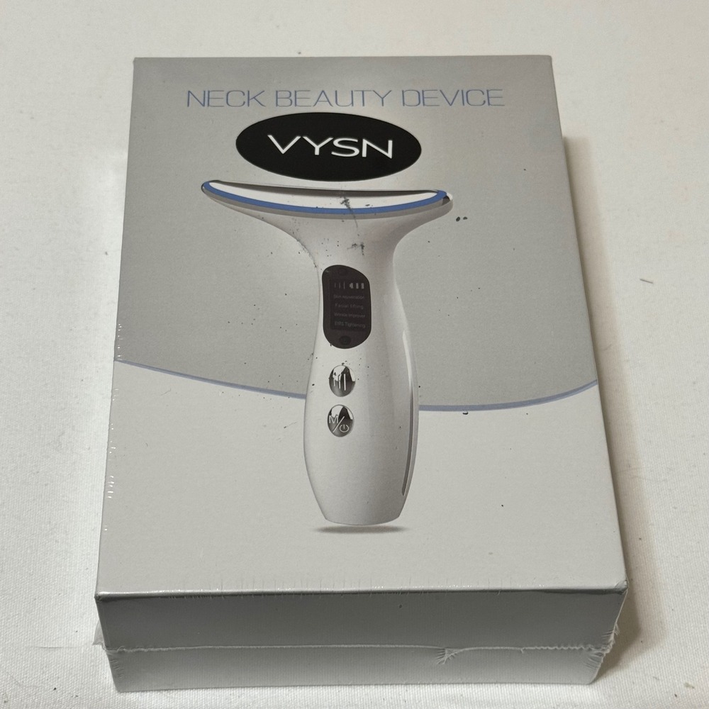 VYSN HY38 IPL Wrinkle Neck Beauty Device Sonic EMS Microcurrent White New